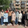 Покладання квітів до пам'ятника Бориса Дмитровича Грінченка